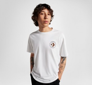 Converse All Star Mountain T-Shirt Wit | 745098AXT