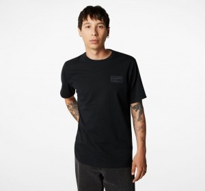 Converse CONS Grafische T-Shirt Zwart | 016253IKD