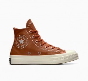 Converse Chuck 70 Bold Stitch Tawny Owl / Tawny Owl / Egret | 046281CNG