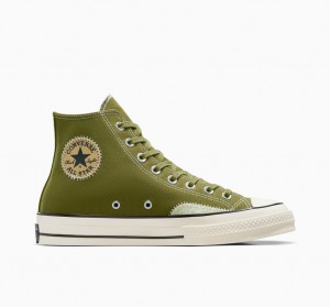 Converse Chuck 70 Crafted Ollie Patch Groen Groen | 528109TQY