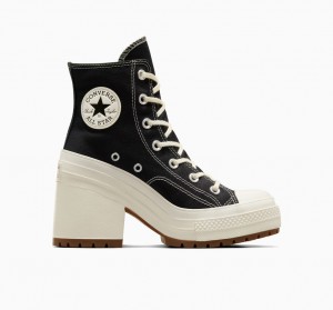 Converse Chuck 70 De Luxe Heel Zwart | 359607PNQ