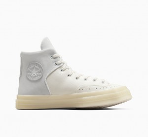 Converse Chuck 70 Marquis Leren Wit Grijs | 938607DUO