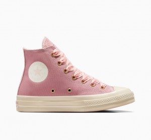 Converse Chuck 70 Ribbon Laces Roze | 053972GKZ