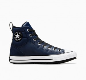 Converse Chuck Taylor All Star Berkshire Boot Obsidian Zwart Wit | 872190CUV