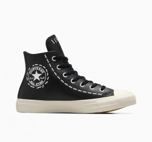 Converse Chuck Taylor All Star Bold Stitch Zwart Zwart | 871964UON