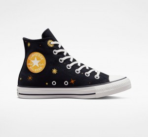 Converse Chuck Taylor All Star Celestial Zwart Geel | 574981SOV