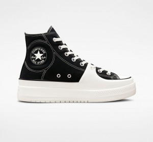 Converse Chuck Taylor All Star Construct Zwart Wit | 956370FLT