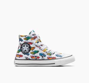 Converse Chuck Taylor All Star Easy-On Cars Wit Geel Rood | 623908MZC