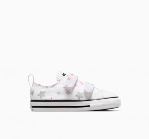 Converse Chuck Taylor All Star Easy On Sparkle Wit Roze Wit | 578620TSR