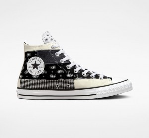 Converse Chuck Taylor All Star Hacked Patterns Zwart Wit | 018492MIA