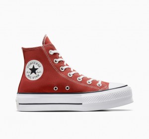 Converse Chuck Taylor All Star Lift Platform Rood Wit Zwart | 205143FQV