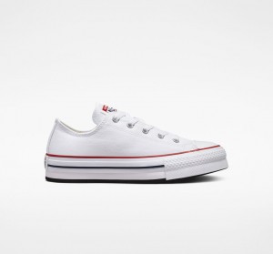 Converse Chuck Taylor All Star Lift Platform Wit Donkerblauw | 396254XGE