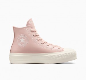 Converse Chuck Taylor All Star Lift Platform Bold Stitch Roze Roze | 289314AJK