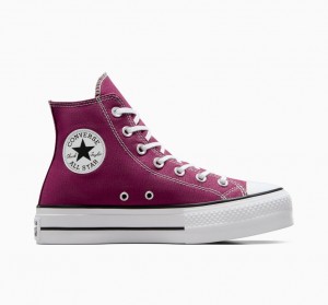 Converse Chuck Taylor All Star Lift Platform Seasonal Color Wit Zwart | 365289QMA