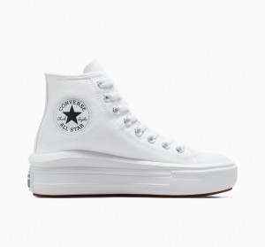 Converse Chuck Taylor All Star Move Platform Wit Zwart | 136054NQZ