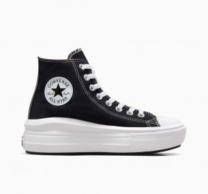 Converse Chuck Taylor All Star Move Platform Zwart Wit | 754862OHE