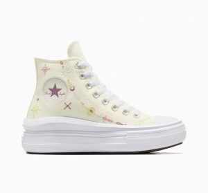 Converse Chuck Taylor All Star Move Platform Alchemy Embroidery Wit | 306782MWQ