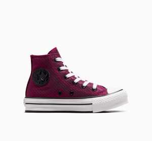 Converse Chuck Taylor All Star Platform Lift Sparkle Roze Wit Zwart | 624039FQD