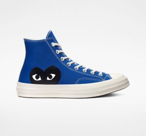 Converse Converse x Comme des Garçons PLAY Chuck 70 Blauw Zwart | 157032NVU