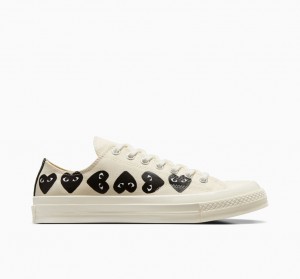 Converse Converse x Comme des Garçons PLAY Chuck 70 Multi Heart Zwart | 670139XKU