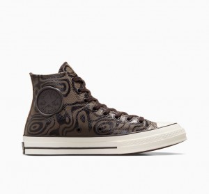 Converse Converse x Wonka Chuck 70 Chocolate Swirl Bruin | 470568PBR