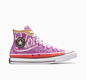 Converse Converse x Wonka Chuck Taylor All Star Swirl Paars Wit Zwart | 320758QBI