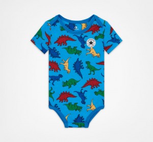 Converse Dino Explorer Met Capuchon Coverall & Bodysuit Set Donkerblauw | 782954WUH