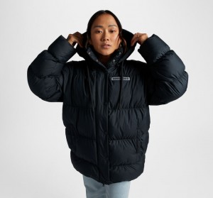 Converse Oversized Super Puffer Jacket Zwart | 984273BWX