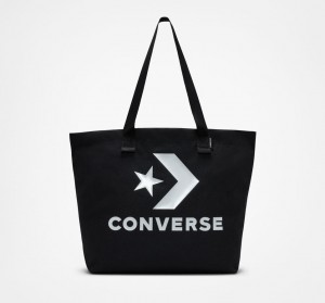 Converse Star Chevron Tote Zwart Wit | 982701XEL