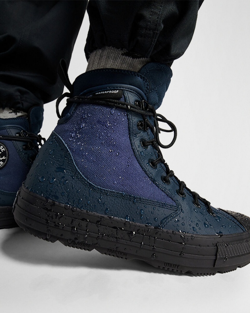 Converse All Star All Terrain Obsidian Blauw | 172853ZLT