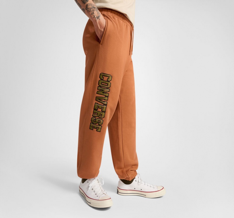 Converse All Star Logo Sweatpant Tawny Owl | 350716PHX