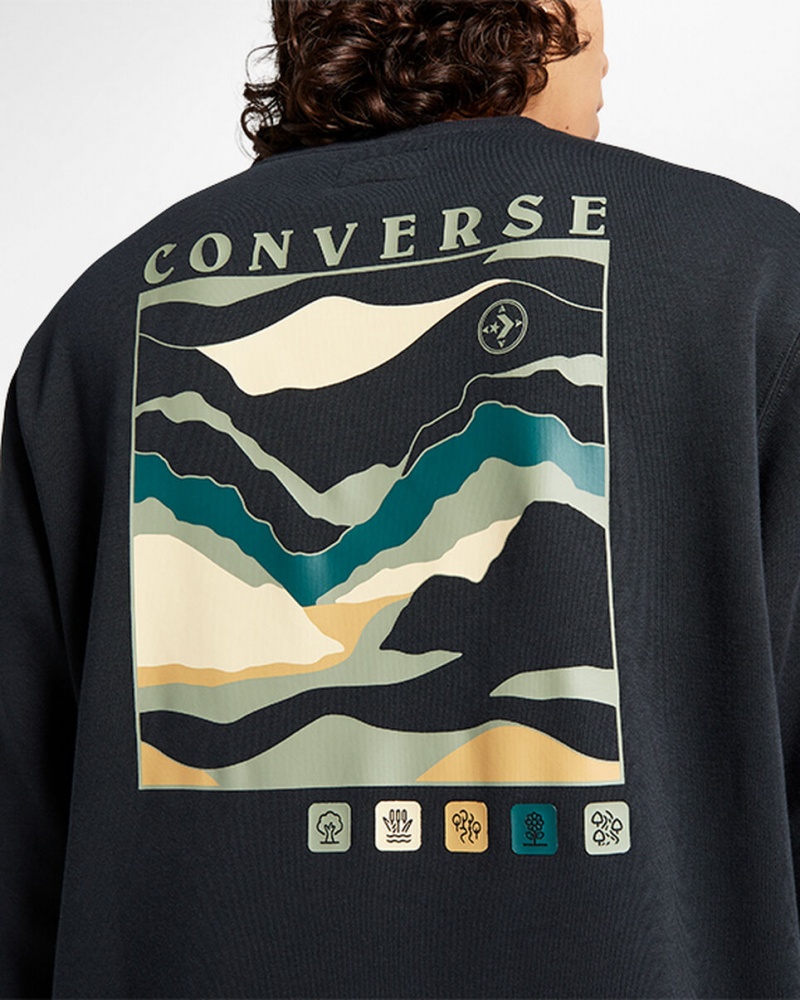 Converse All Star Winter Art Crew Zwart | 742618IXW