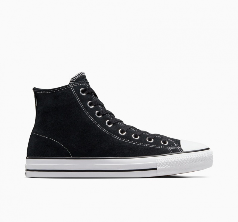 Converse CONS Chuck Taylor All Star Pro Suede Zwart Zwart Wit | 495870YDQ