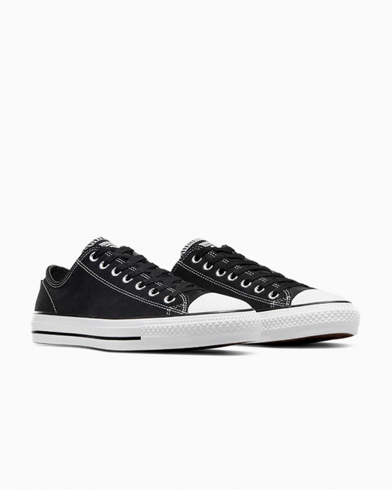 Converse CONS Chuck Taylor All Star Pro Suede Zwart Zwart Wit | 695487FVB