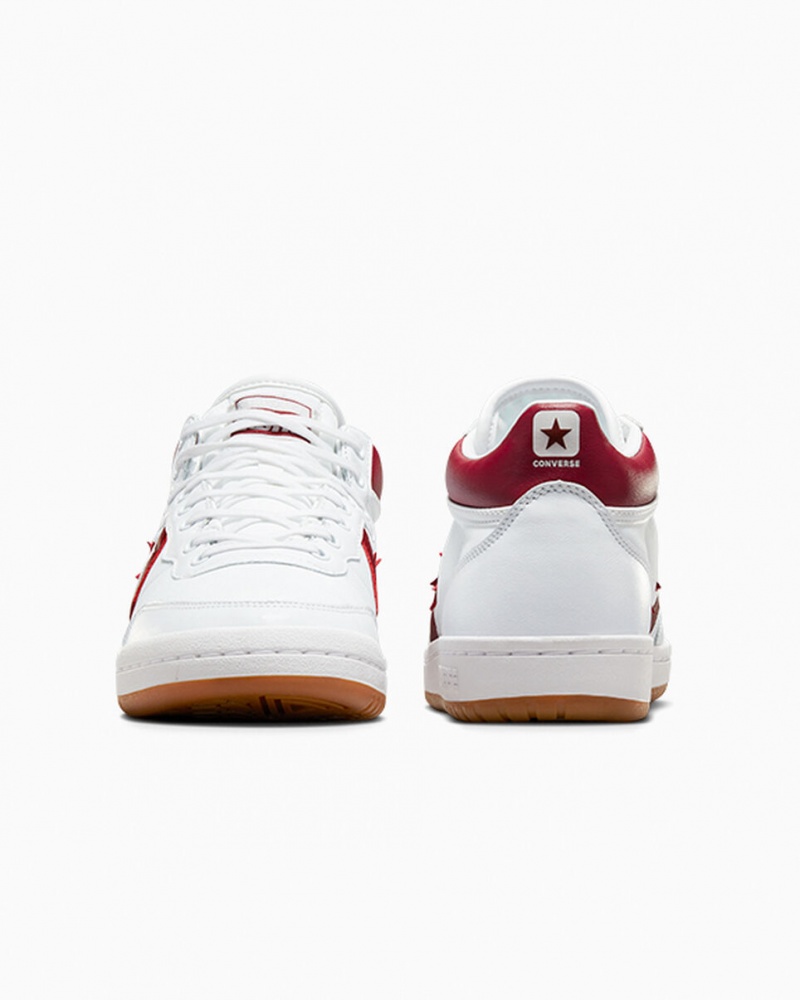 Converse CONS Fastbreak Pro Leren Wit Rood Wit | 312056PYZ