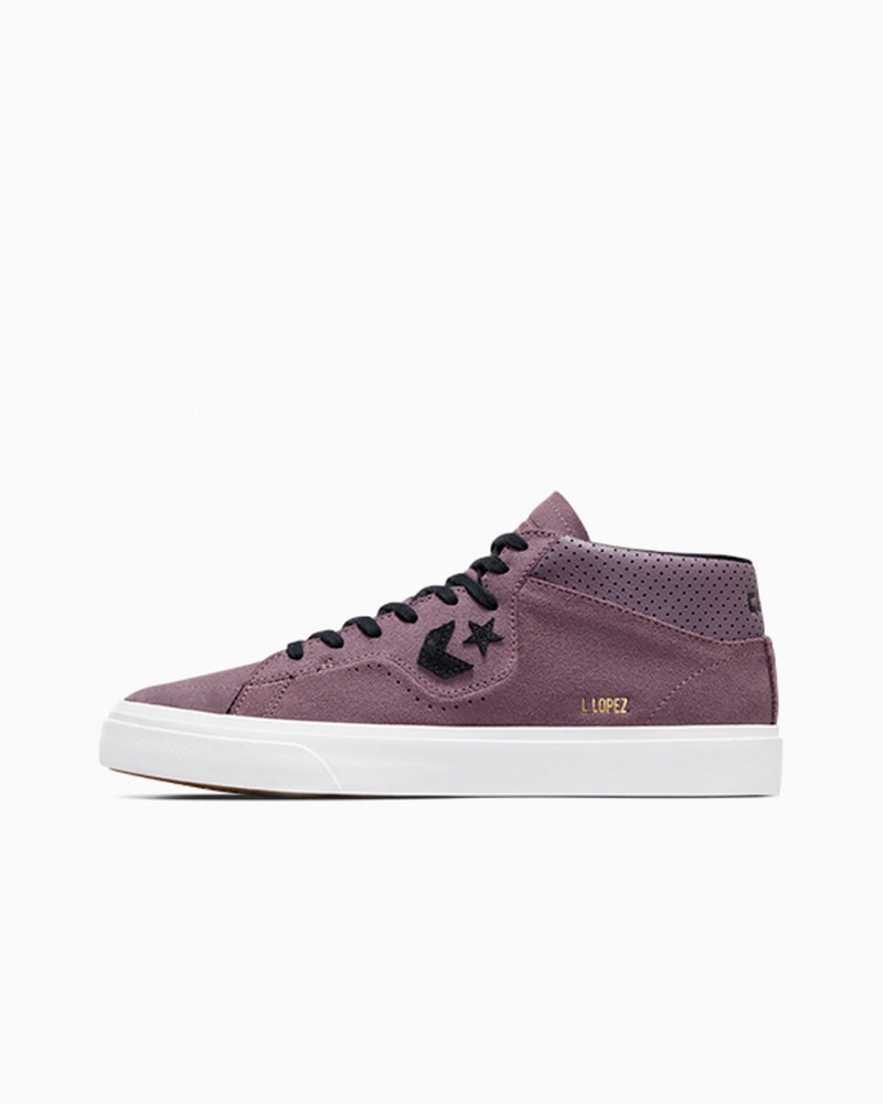 Converse CONS Louie Lopez Pro Suede Grijs Wit | 654971QJB