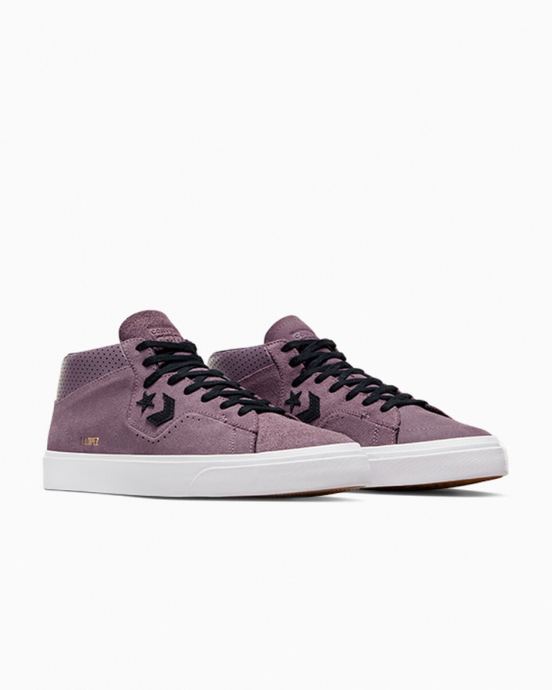 Converse CONS Louie Lopez Pro Suede Grijs Wit | 654971QJB