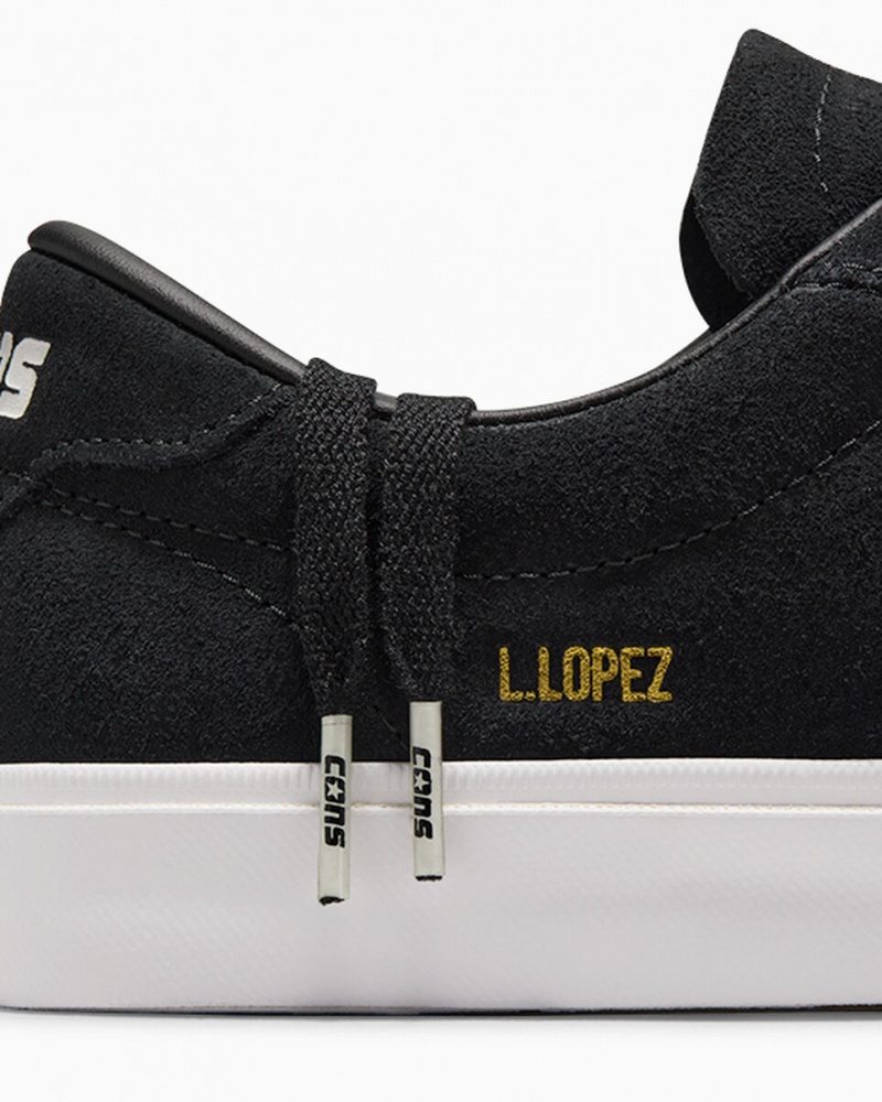 Converse CONS Louie Lopez Pro Zwart Zwart Wit | 569734XZW