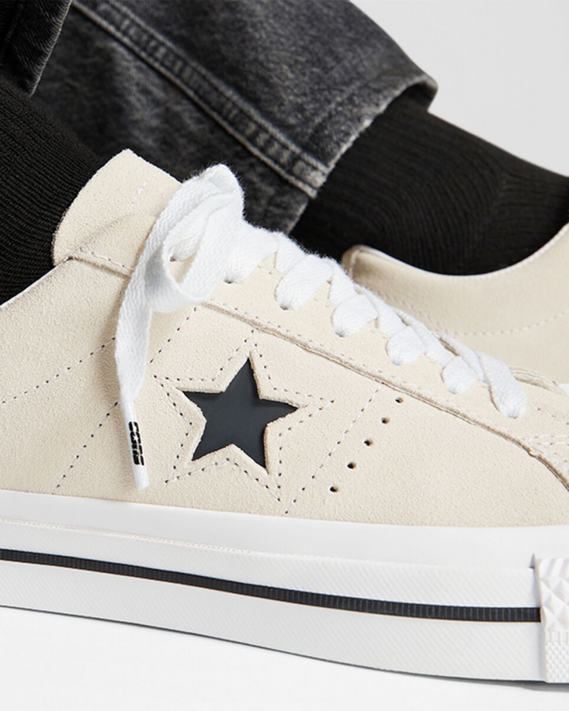 Converse CONS One Star Pro Wit Zwart | 635219DGQ