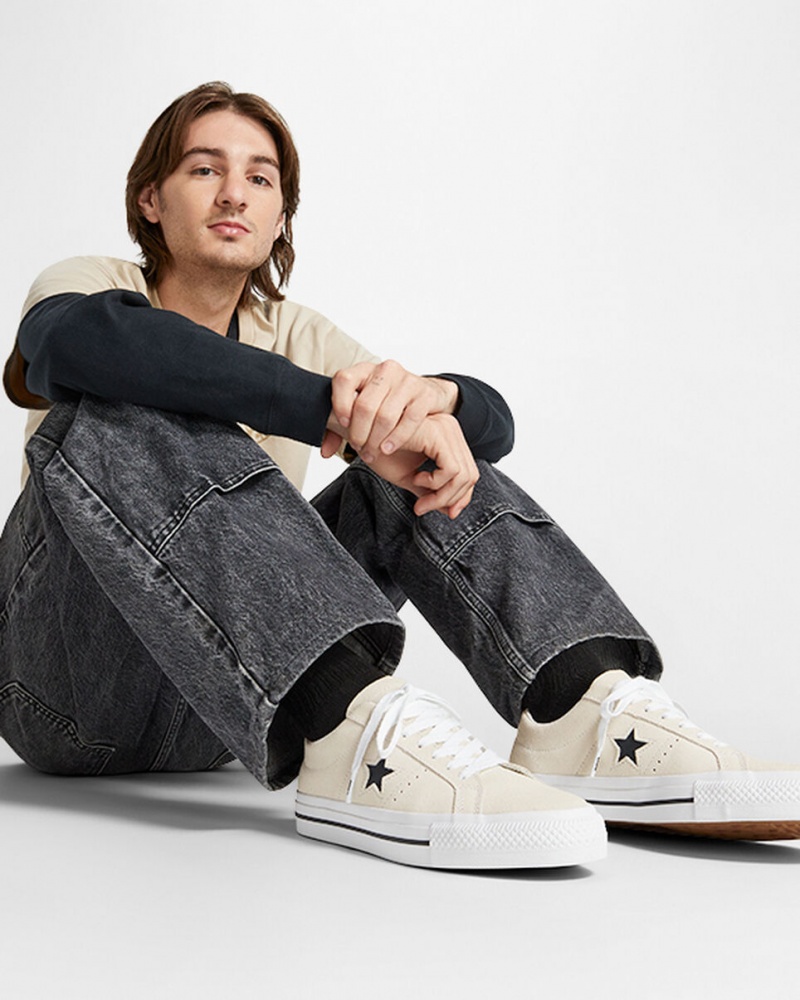 Converse CONS One Star Pro Wit Zwart | 635219DGQ