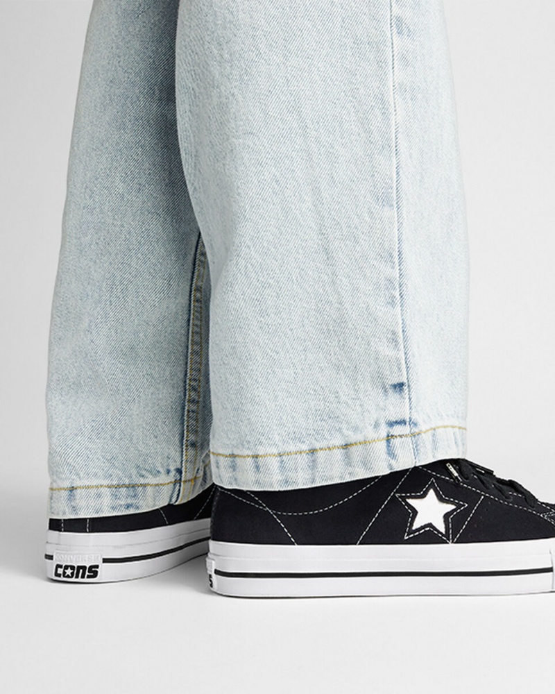 Converse CONS One Star Pro Zwart Zwart Wit | 045863UTB