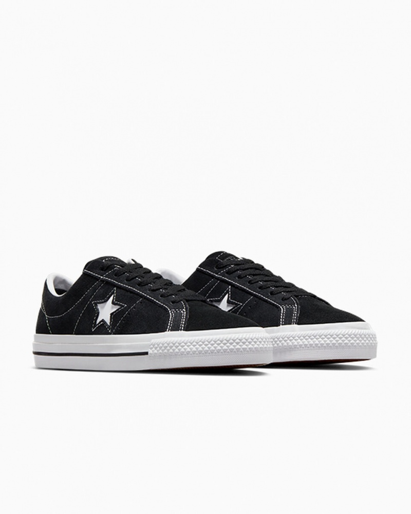 Converse CONS One Star Pro Zwart Zwart Wit | 045863UTB