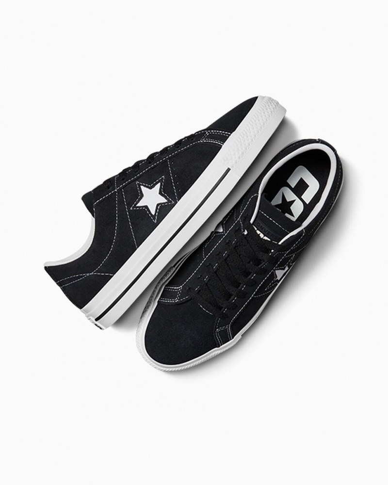 Converse CONS One Star Pro Zwart Zwart Wit | 045863UTB