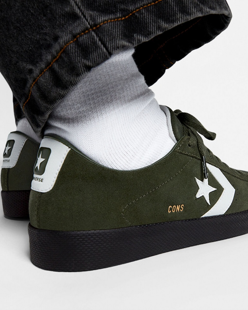 Converse CONS PL Vulc Pro Suede Groen Wit Zwart | 510942QJH