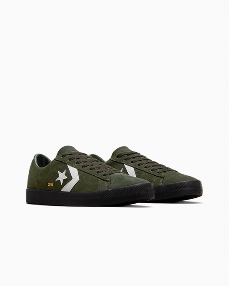 Converse CONS PL Vulc Pro Suede Groen Wit Zwart | 510942QJH