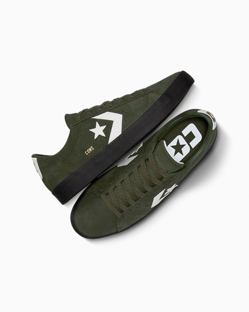 Converse CONS PL Vulc Pro Suede Groen Wit Zwart | 510942QJH