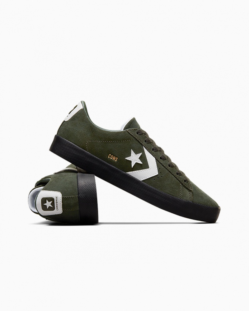 Converse CONS PL Vulc Pro Suede Groen Wit Zwart | 510942QJH