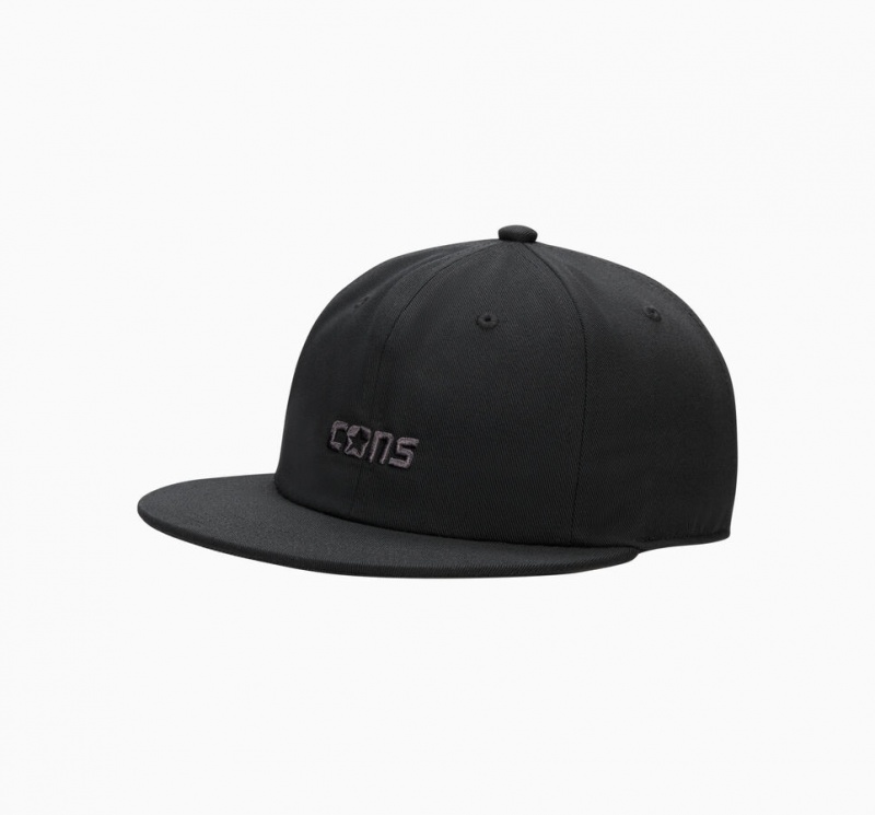 Converse CONS Six Panel Baseball Hat Zwart | 039841IRC