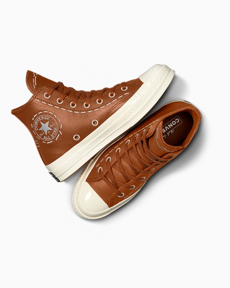 Converse Chuck 70 Bold Stitch Tawny Owl / Tawny Owl / Egret | 046281CNG