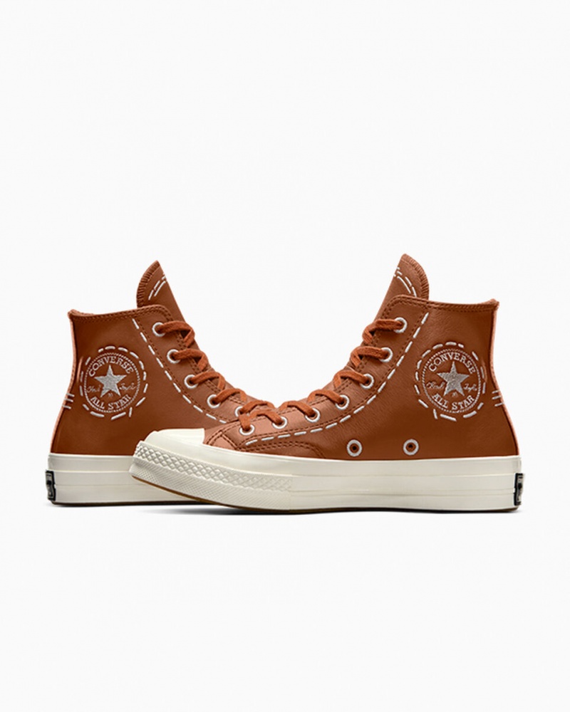 Converse Chuck 70 Bold Stitch Tawny Owl / Tawny Owl / Egret | 046281CNG